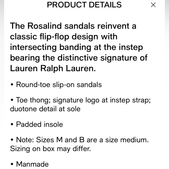 🖤 Ralph Lauren Rosalind Black Sandals in Size 6! - Picture 9 of 9